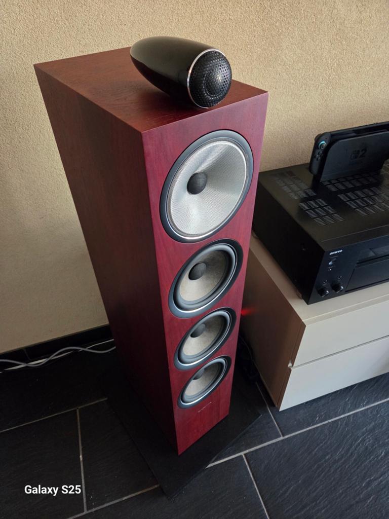 Bowers en wilkins 702s2 , lees adv. Inruil mogelijk, Ophalen, Zo goed als nieuw, Bowers & Wilkins (B&W), 120 watt of meer