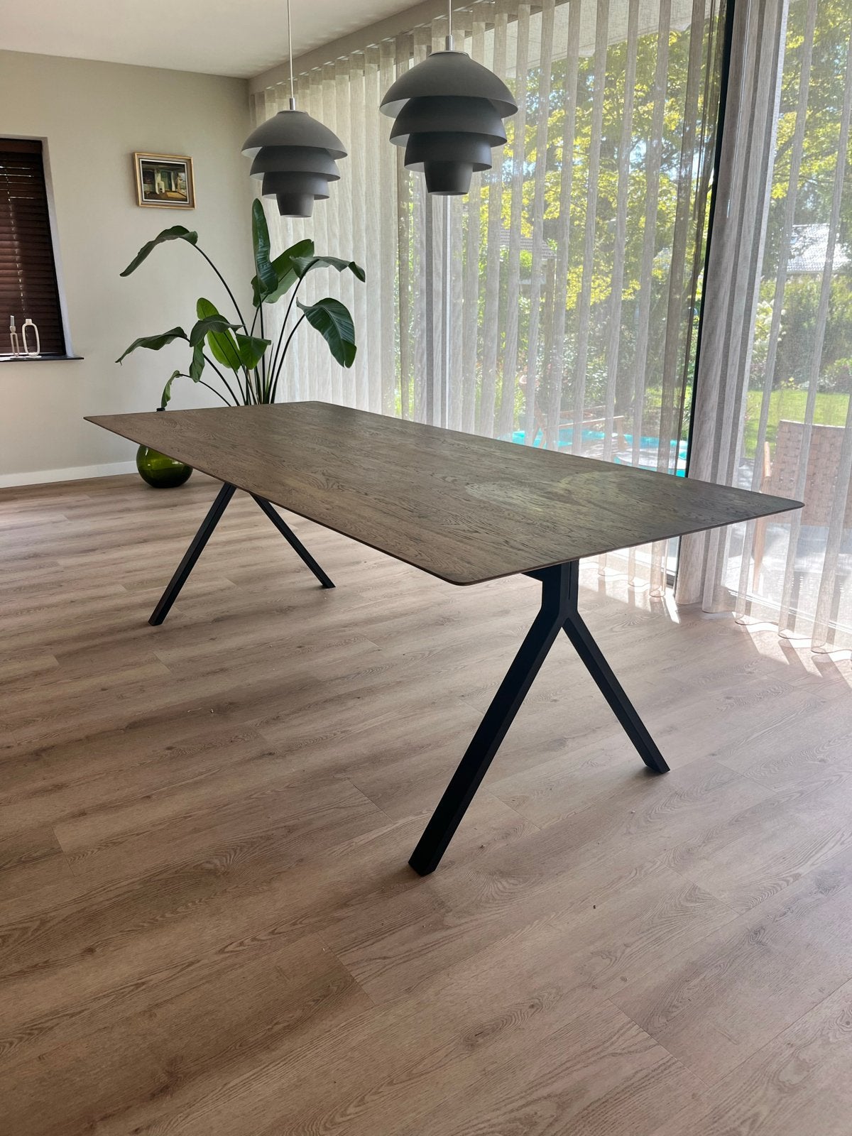 Eettafel 240 cm lang, Ophalen, Gebruikt, 100 tot 150 cm, 200 cm of meer