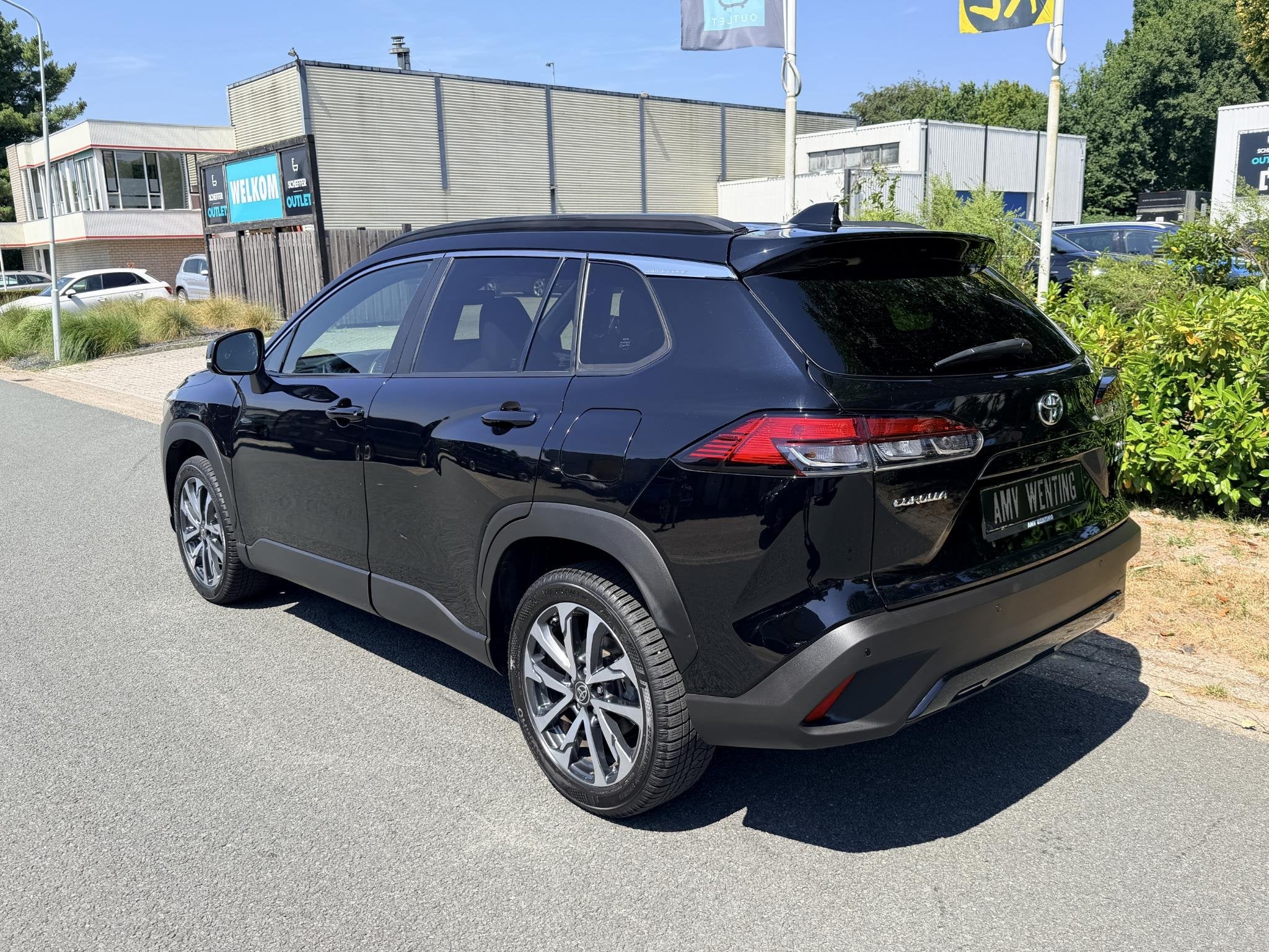 Toyota Corolla Cross 2.0 Hybrid 197PK AWD•Navi•ACC, Auto's, Automaat, Stof, Gebruikt, Euro 6