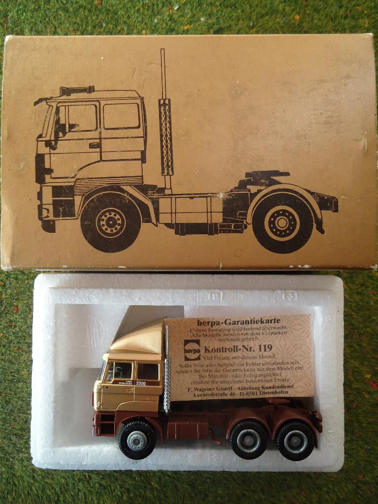 DAF 3300 TURBO INTERCOOLER Herpa Limited Edition met toebeh., Ophalen of Verzenden, Zo goed als nieuw, Bus of Vrachtwagen, Herpa