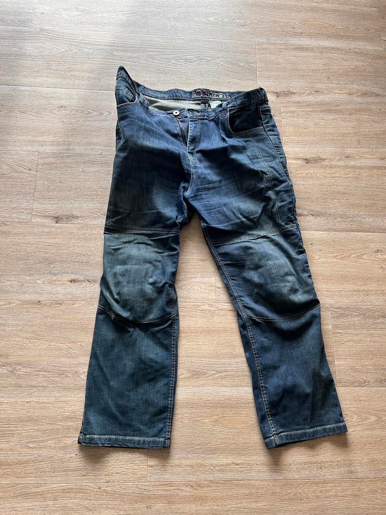 Dames motorspijkerbroek kevlar mt 48, Ophalen, Tweedehands, Dames, Broek | textiel