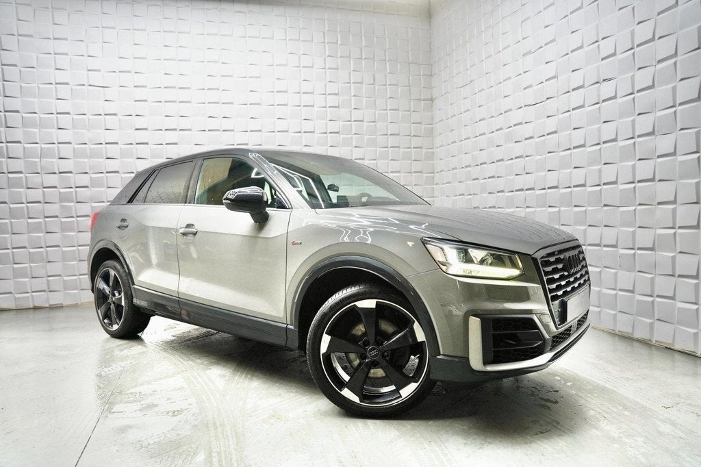 Audi Q2 1.4 TFSI CoD 2x S LINE VIRTUAL NARDO GREY LEER NAP, Auto's, Gebruikt, 4 cilinders, 150 pk, SUV of Terreinwagen