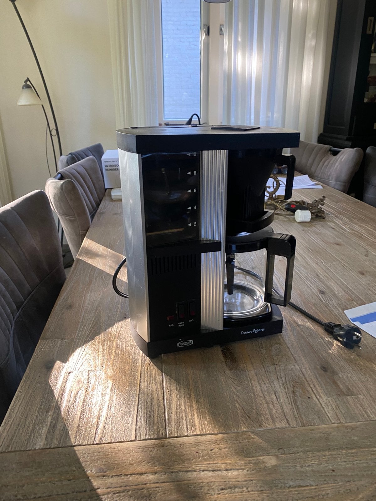 Vintage Douwe Egberts Technivorm echt hete koffie, Witgoed en Apparatuur, Gebruikt, 10 kopjes of meer, Koffiemachine, Gemalen koffie