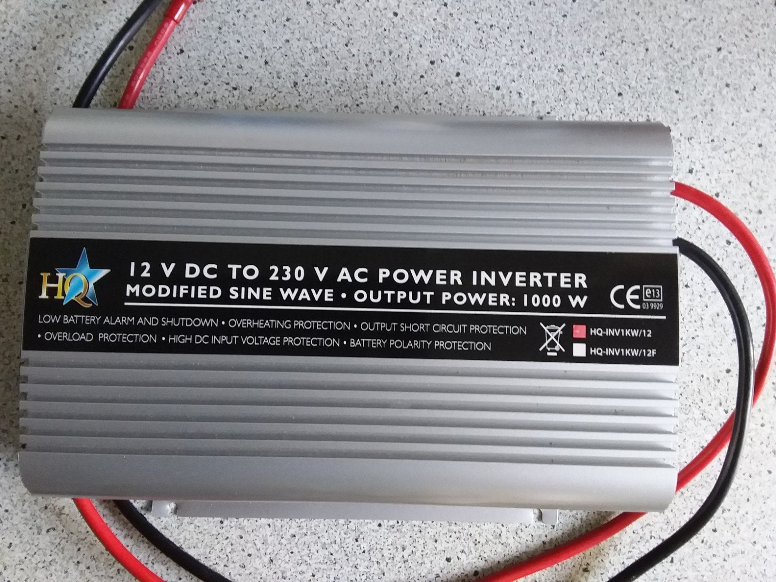Omvormer 1000W   12V/230V AC, Ophalen of Verzenden, Zo goed als nieuw