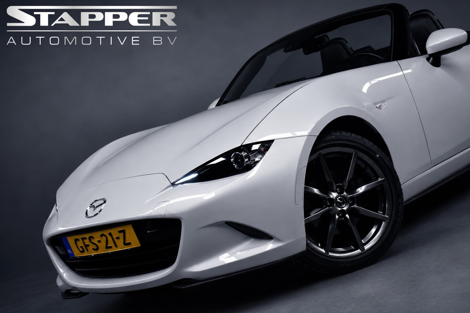 Mazda MX-5 2.0 161pk SkyActiv-G 160 GT-M Bose/Led/Leer/Keyle, Auto's, Gebruikt, 4 cilinders, Cabriolet, Wit