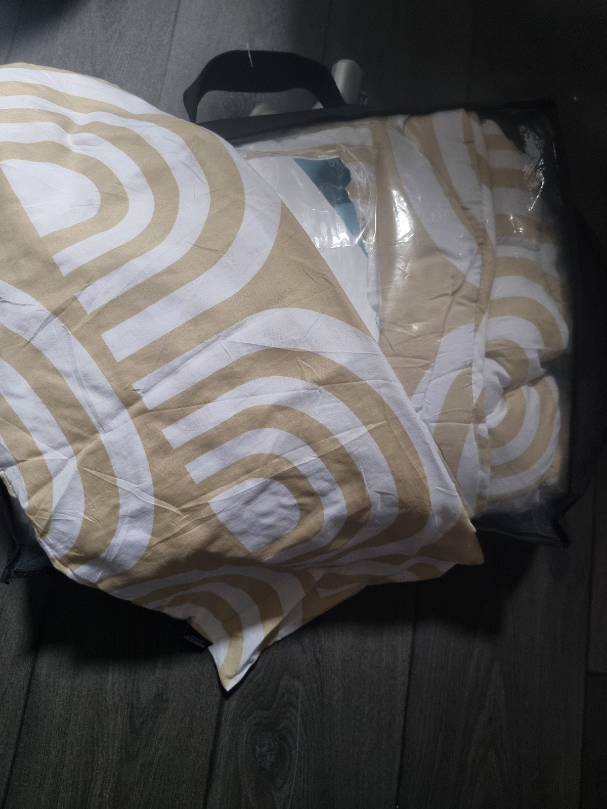 McGregor 1-persoons dekbed zonder hoes, Huis en Inrichting, Slaapkamer | Beddengoed, Ophalen, Gebruikt, Eenpersoons, Beige