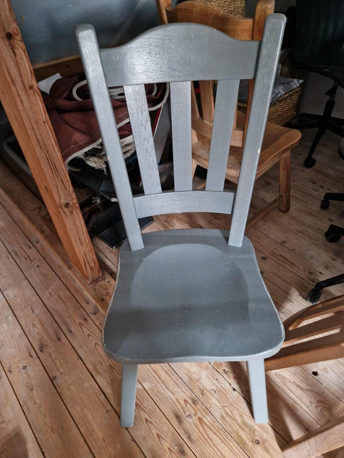 Eiken eetkamer stoelen, Ophalen, Gebruikt, Bruin, Vijf, Zes of meer stoelen