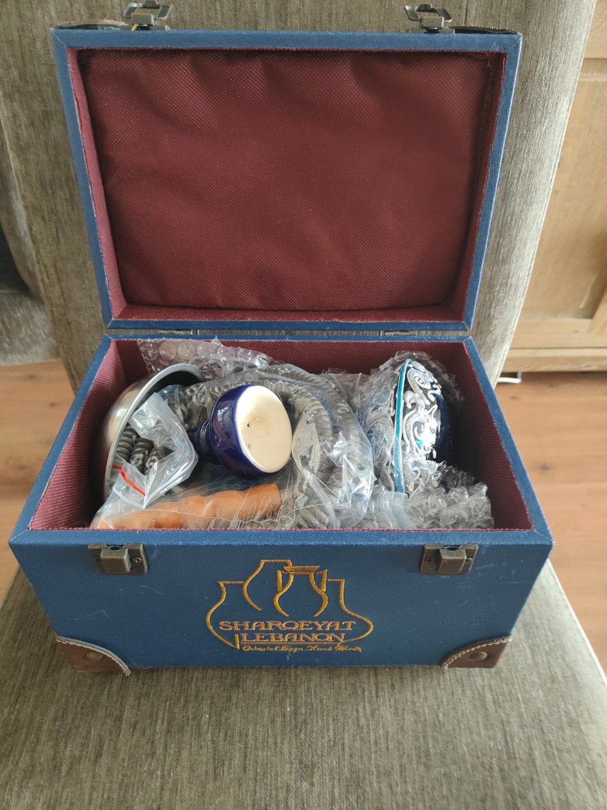 Originele waterpijp uit Libanon., Verzamelen, Rookartikelen, Aanstekers en Luciferdoosjes, Ophalen of Verzenden, Nieuw, (Water)pijp