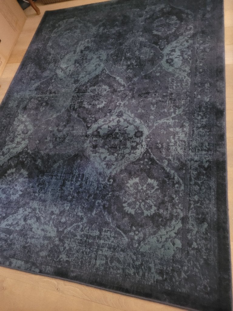 Ikea vloerkleed 170x230 cm, Ophalen, Blauw, 150 tot 200 cm, 200 cm of meer