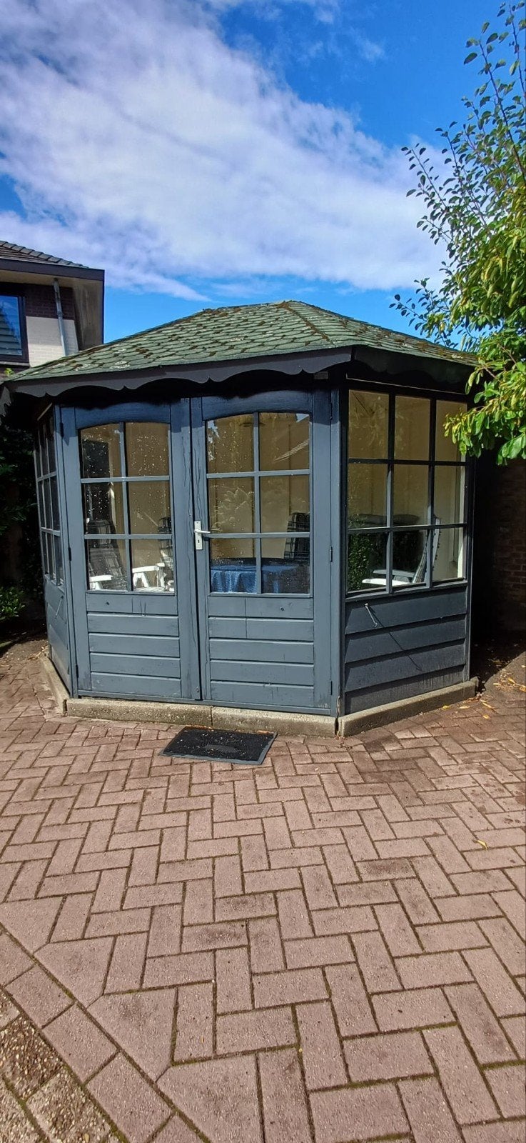 tuinhuisje, Ophalen, Gebruikt