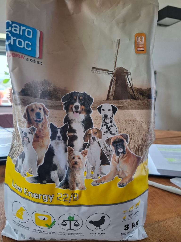 2,4 kilo Caro Croc Low energy brokken, Ophalen of Verzenden, Hond