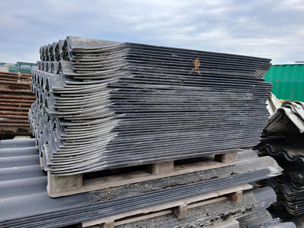 GOLFPLATEN VEZELCEMENT 122X110, Tuin en Terras, Ophalen, Minder dan 180 cm, Palen