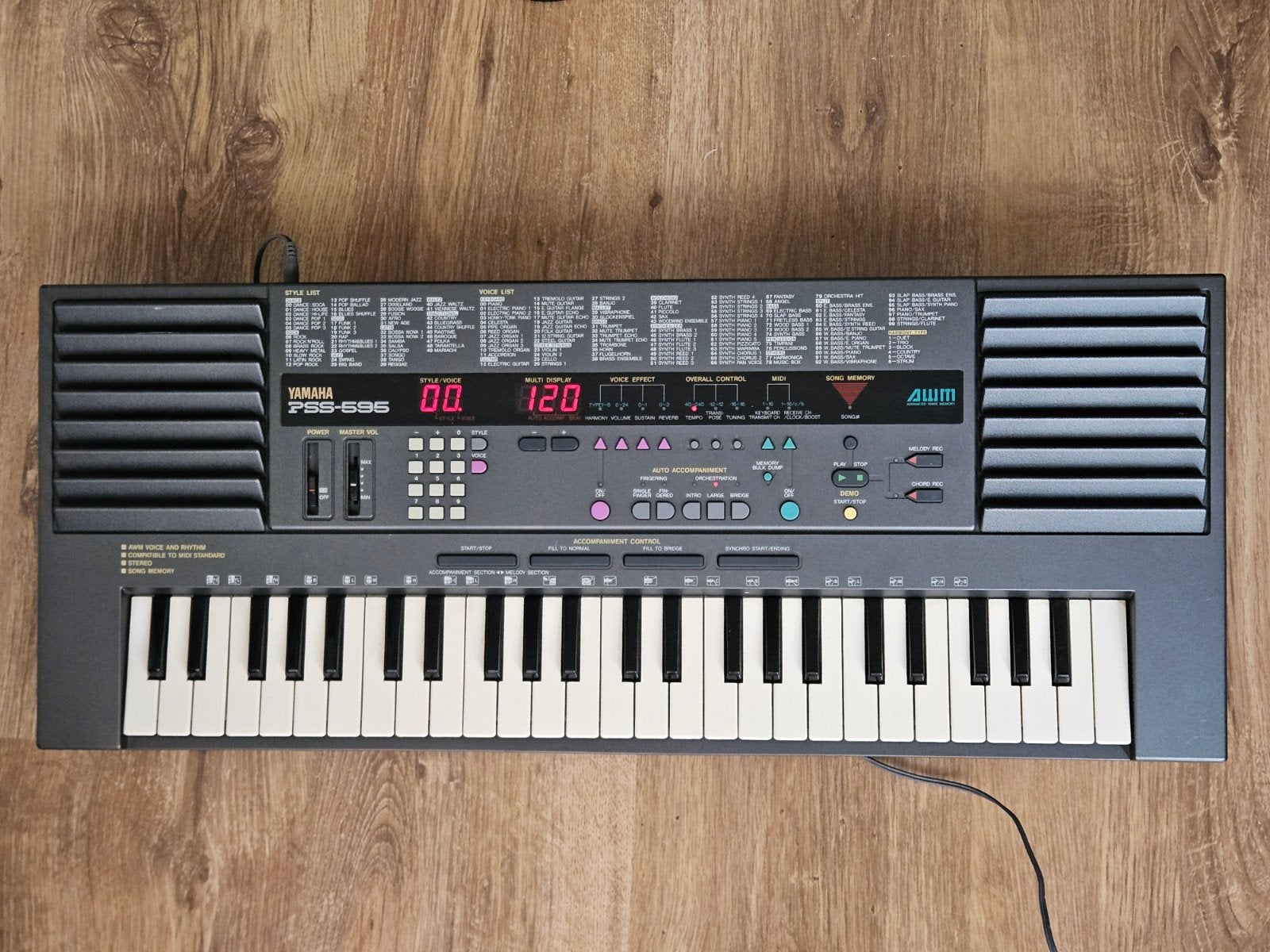 Yamaha PSS-595 Vintage Keyboard -  zeer zeldzaam, Zo goed als nieuw, Ophalen, 49 toetsen, Midi-aansluiting