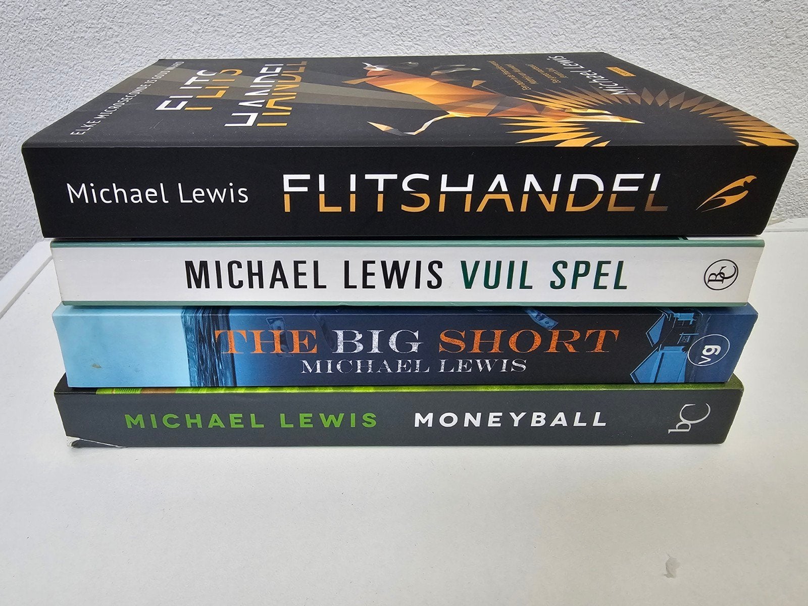 Michael Lewis Boekenpakket Flitshandel, Vuil Spel, The Big, Ophalen of Verzenden, Gelezen, Michael Lewis