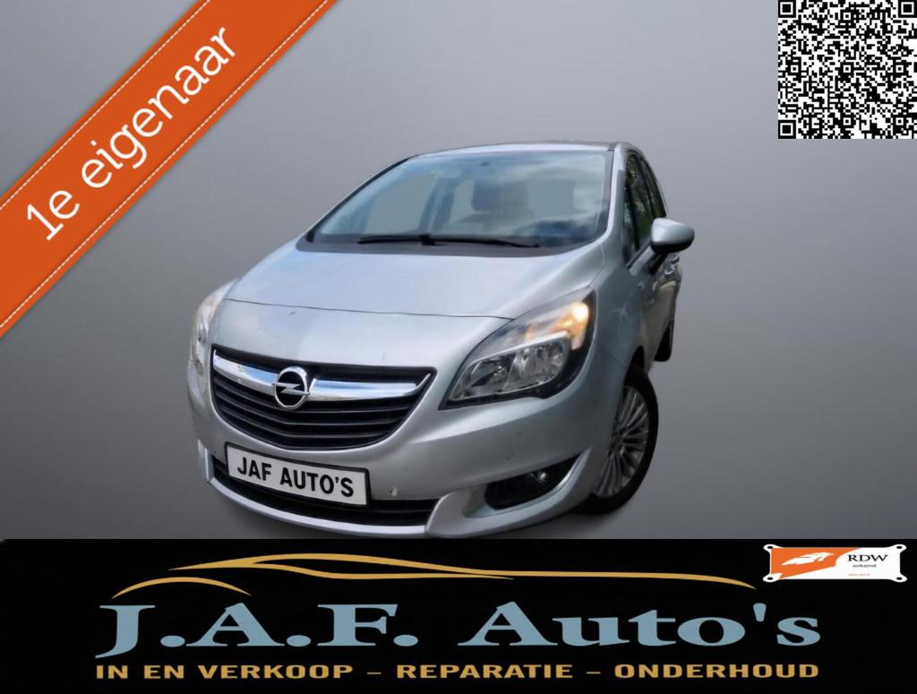 Opel Meriva 1.4 Turbo Airco Cruise Luxe LPG! 1st eigenaar, Voorwielaandrijving, Gebruikt, 4 cilinders, Bedrijf