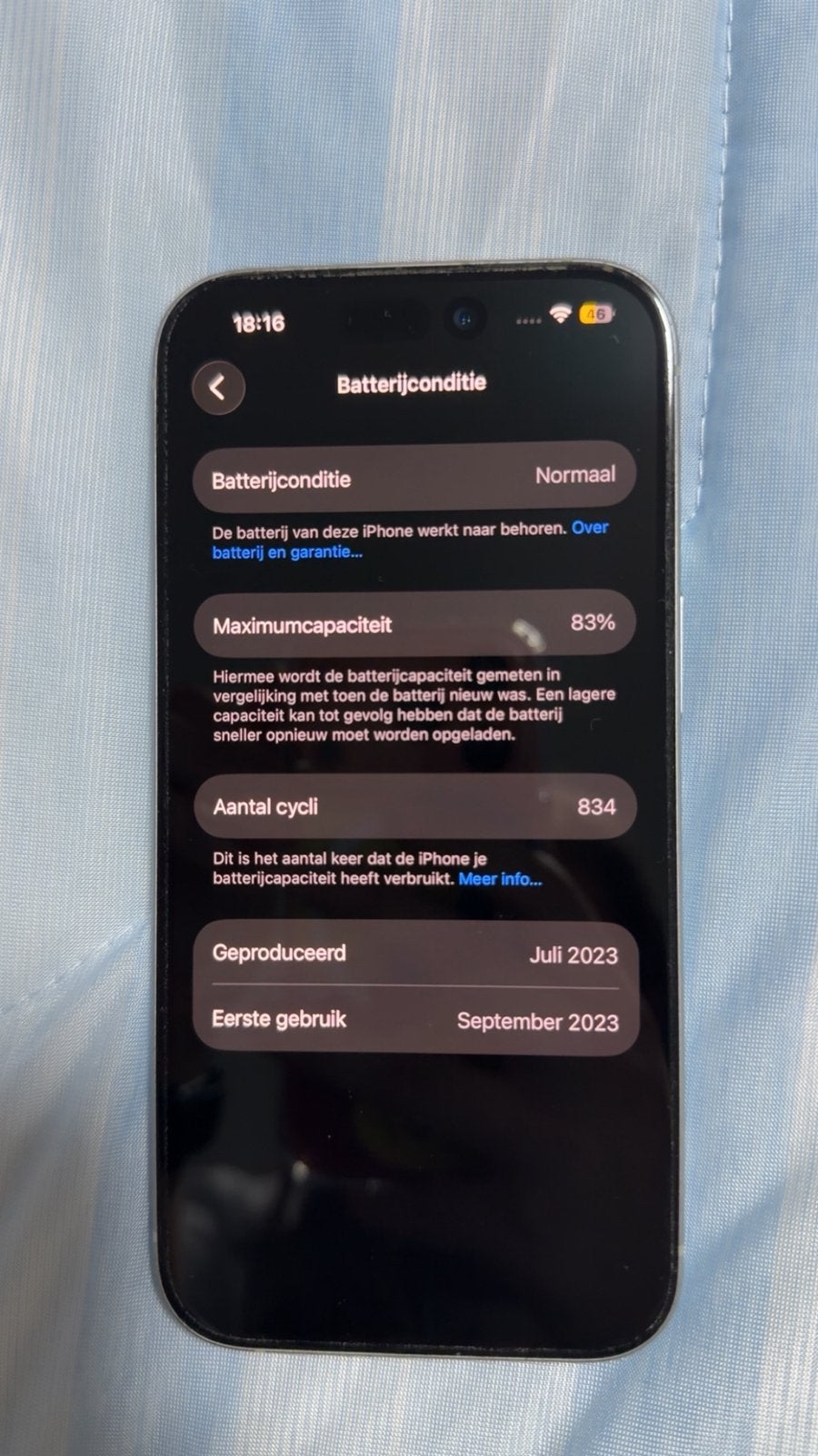 Foto 8 van Iphone 15 128gb blauw