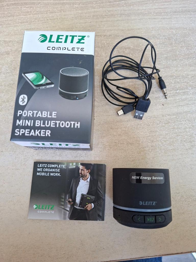 Leitz Bluetooth speaker, Overige typen, Zo goed als nieuw, Minder dan 60 watt, Ophalen