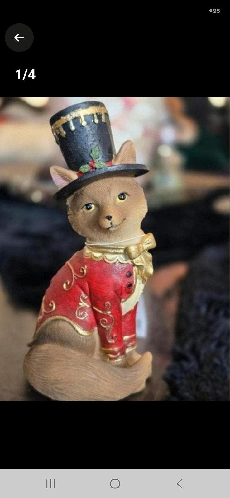 Schattig vos beeldje, perfect voor decoratie., Verzamelen, Beelden en Beeldjes, Ophalen of Verzenden, Nieuw, Dier