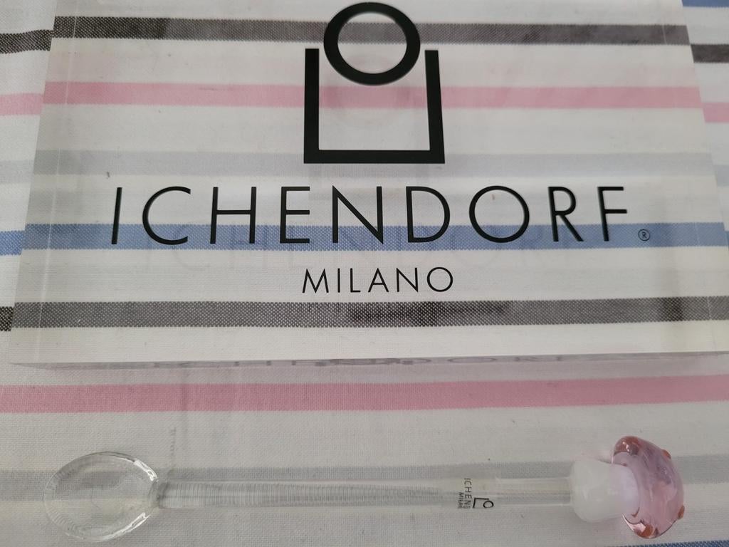 Ichendorf Milano - Glazen Paddenstoel Lepel, Huis en Inrichting, Keuken | Servies, Ophalen of Verzenden, Zo goed als nieuw, Glas
