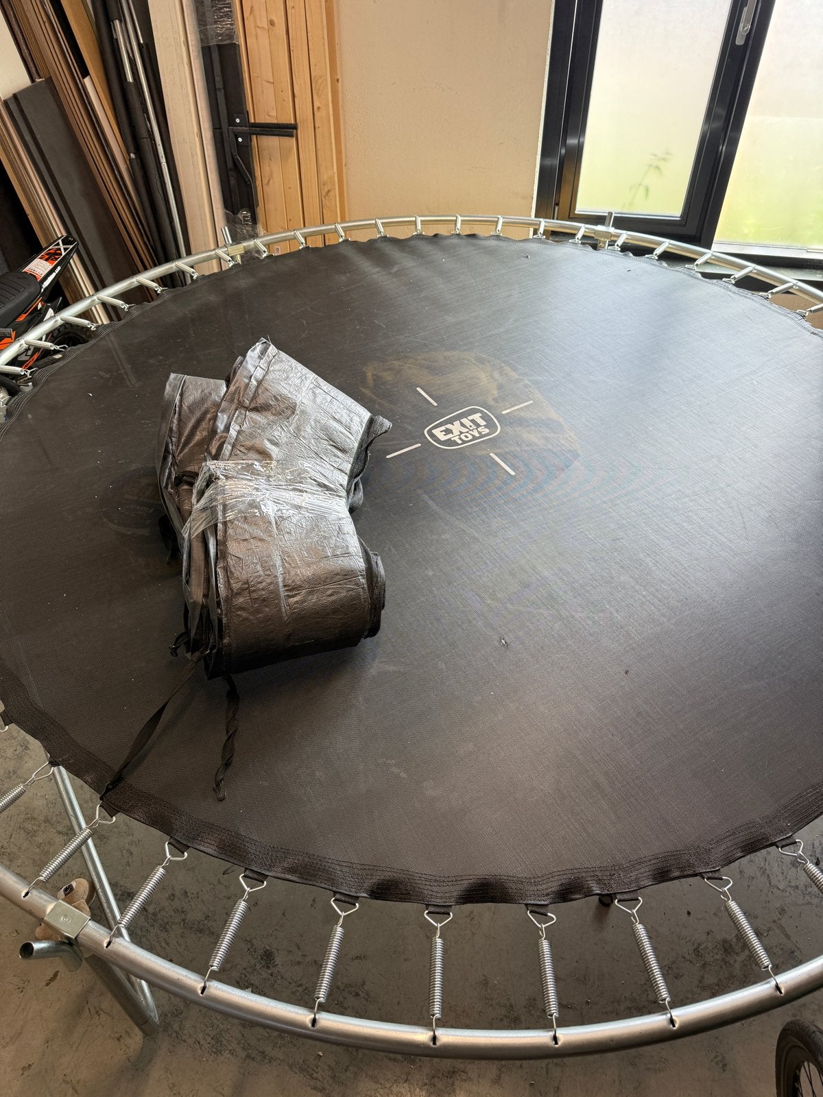 EXIT Toys Trampoline  305 cm- Zo goed als nieuw, Gebruikt, Exit@info.nl, Exit, Ophalen