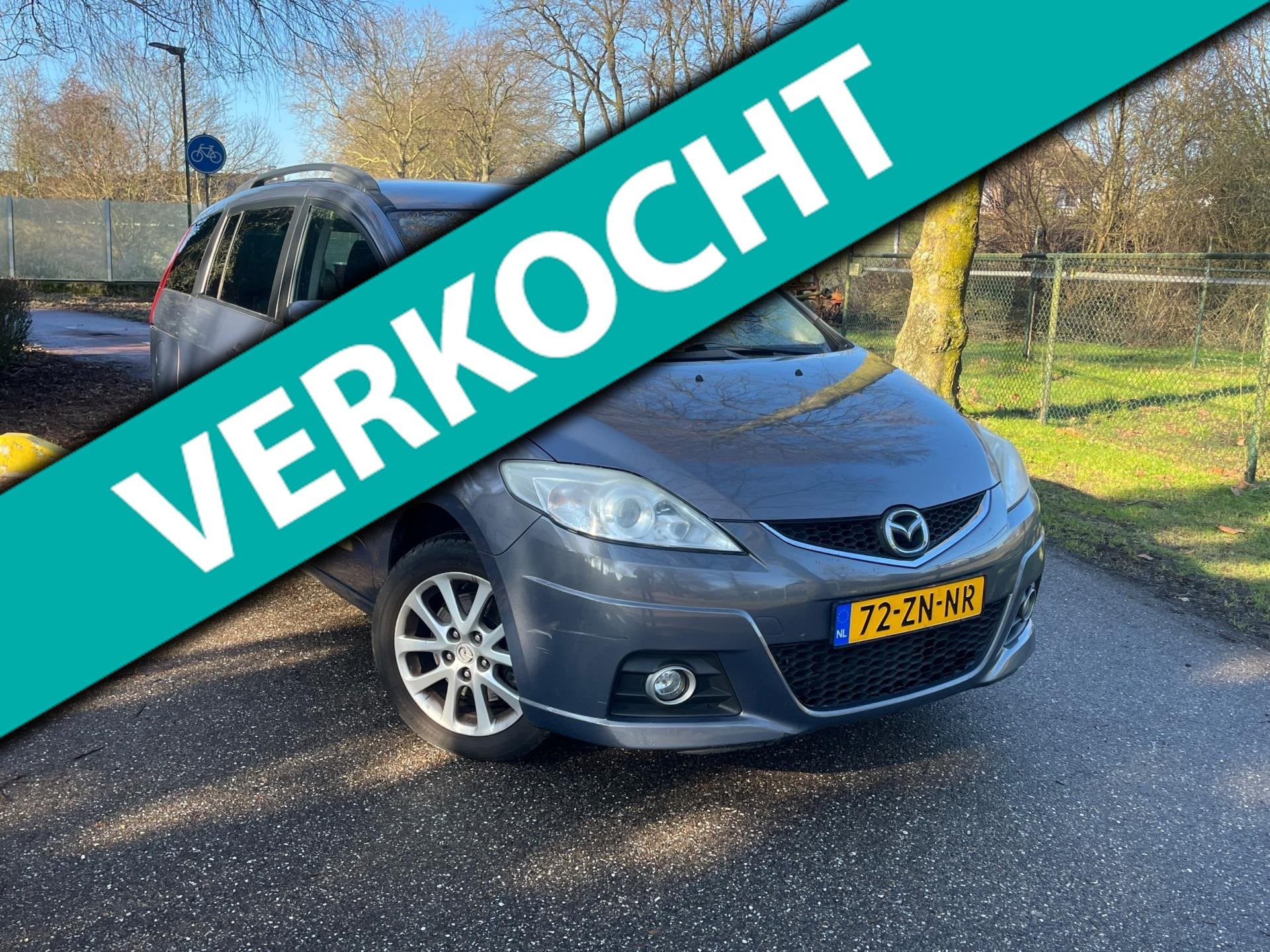 Mazda 5 1.8 Business|7-ZITS!|FACELIFT|A/C|NW KOPPELING!, Auto's, Mazda, Stof, Gebruikt, Zwart, 4 cilinders