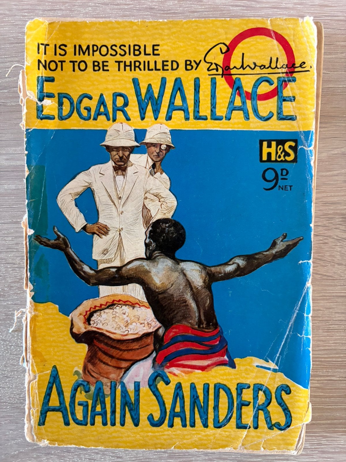 Edgar Wallace - Again Sanders, Ophalen of Verzenden, Gelezen