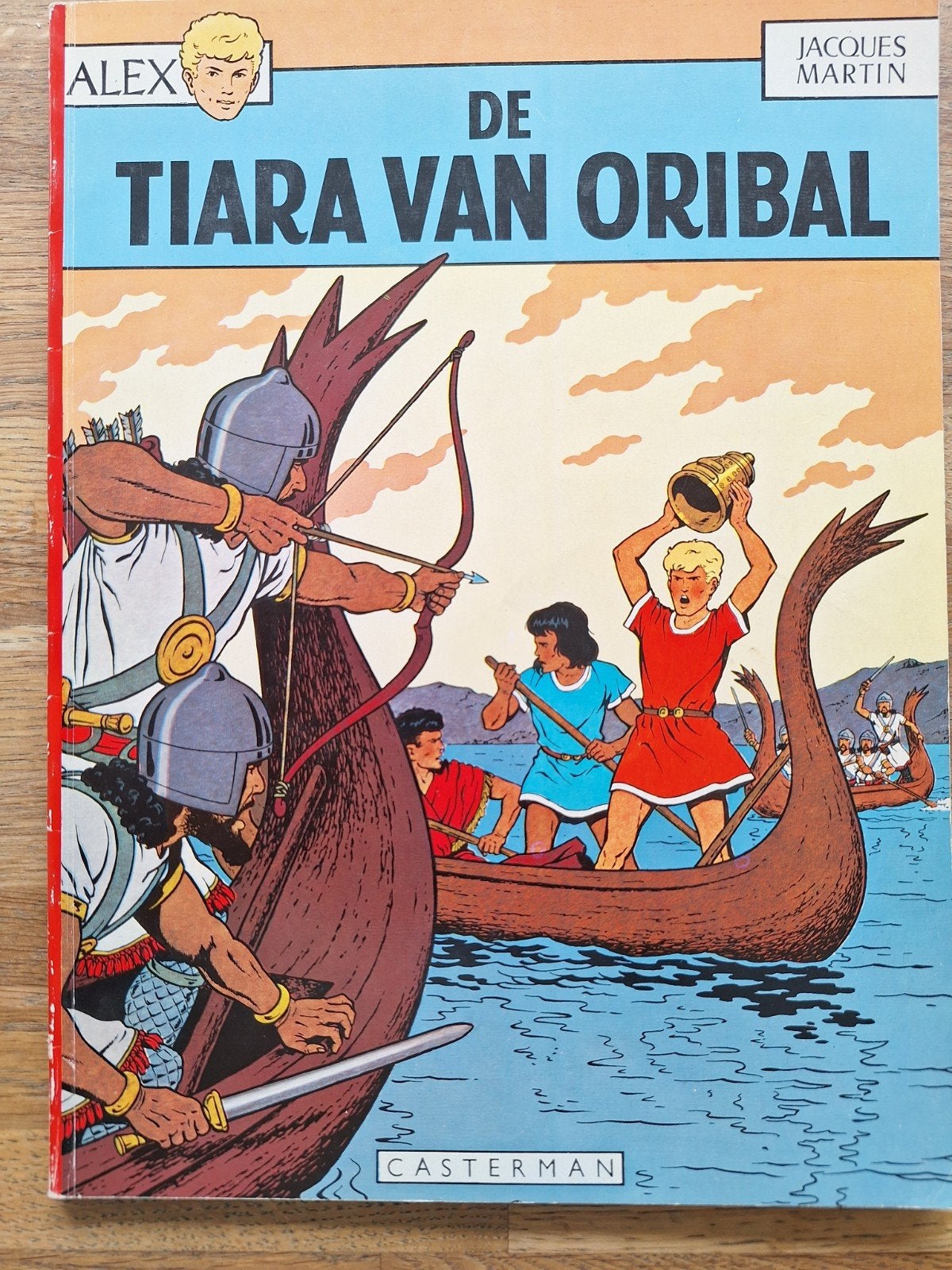 Alex: De Tiara van Oribal - Jacques Martin (1972), Eén stripboek, Jacques Martin., Ophalen of Verzenden, Zo goed als nieuw