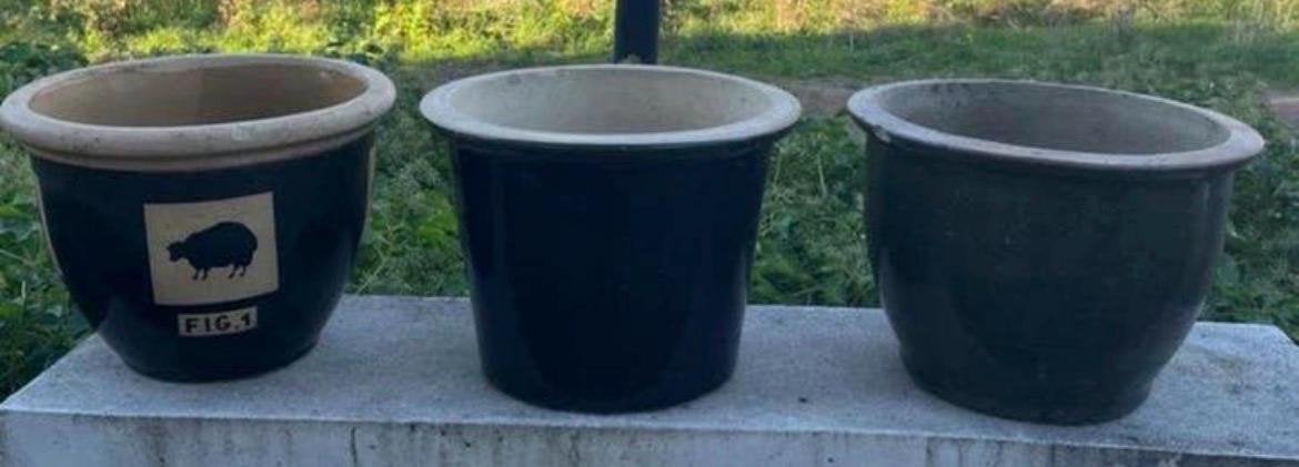 Oud Hollandse terracotta potten vorstbestendig uniek, Rond, Zo goed als nieuw, Minder dan 40 cm, Binnen