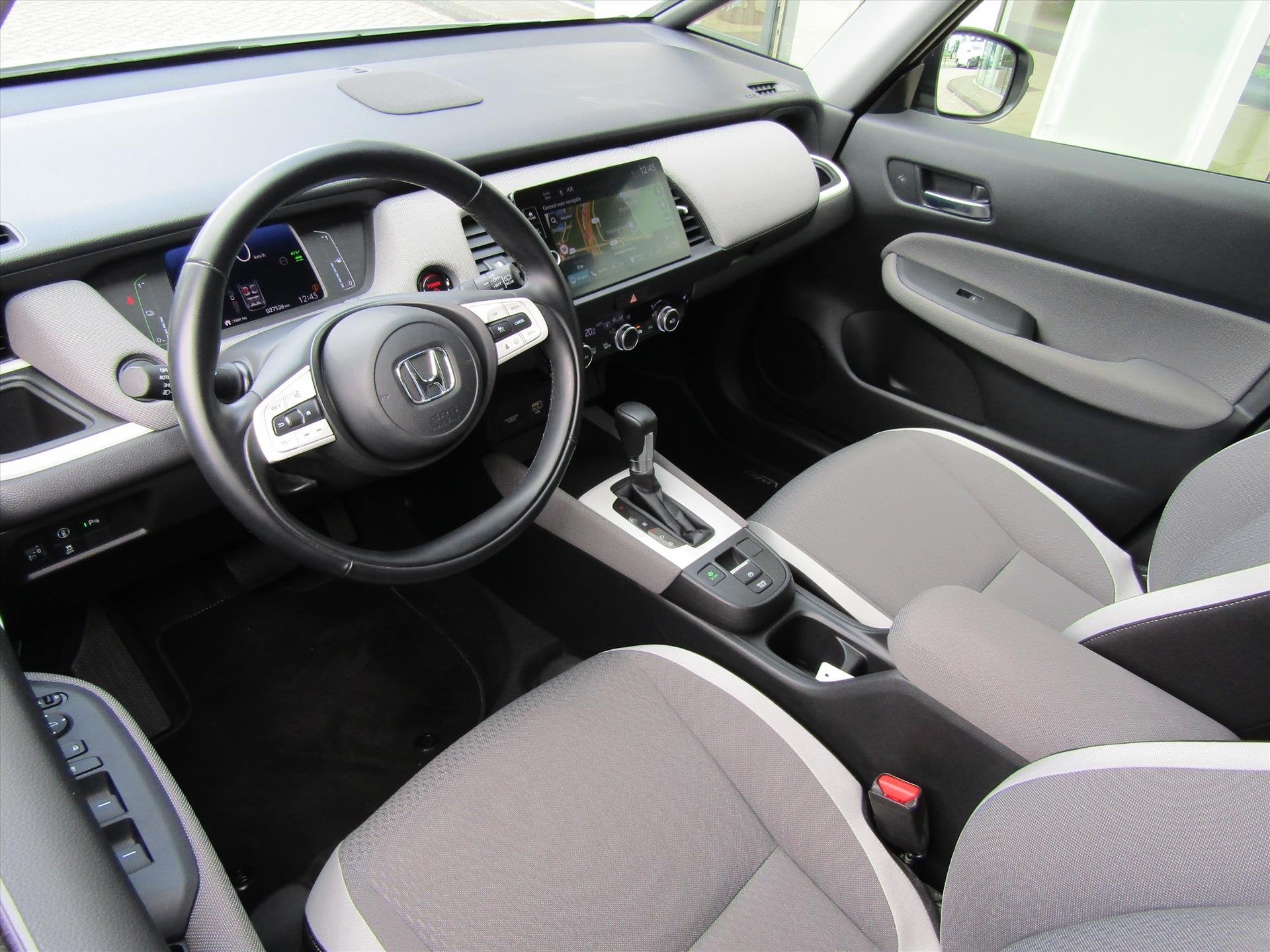 Honda Jazz 1.5 i-MMD 109pk Hybrid CVT Crosstar, Auto's, Stof, 4 cilinders, Wit, 98 pk