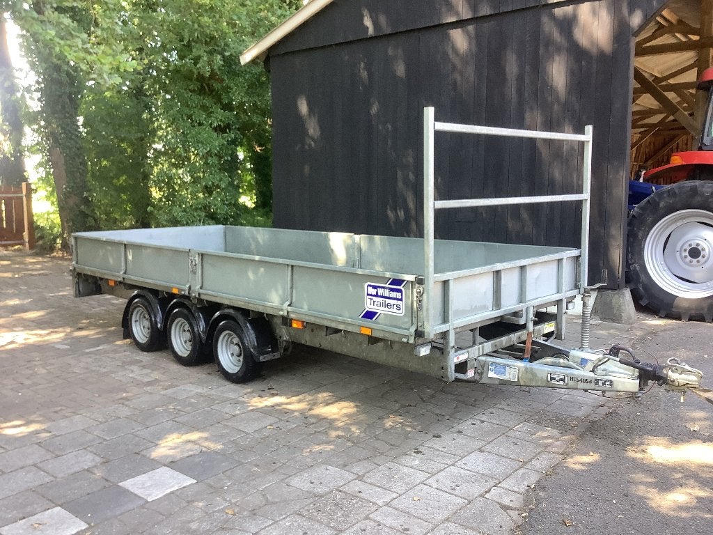 Ifor Williams plateau aanhanger 3500kg 3asser, Auto diversen, Aanhangers en Bagagewagens, Ophalen, Gebruikt