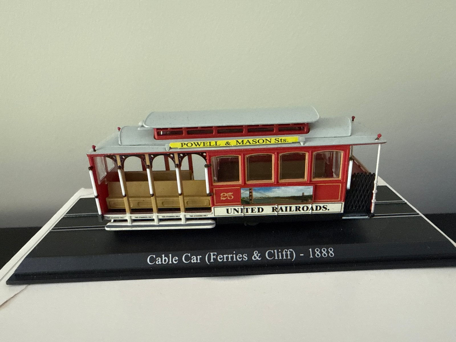 Kabeltram model - Cable Car (Ferries & Cliff) - 1888, Overige merken, 1:50 of kleiner, Overige typen, Ophalen of Verzenden