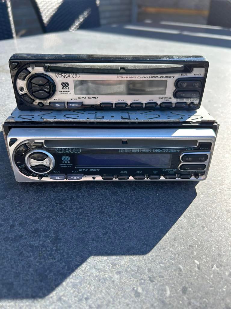 Kenwood auto radio met 2 frontjes, Auto diversen, Ophalen, Gebruikt