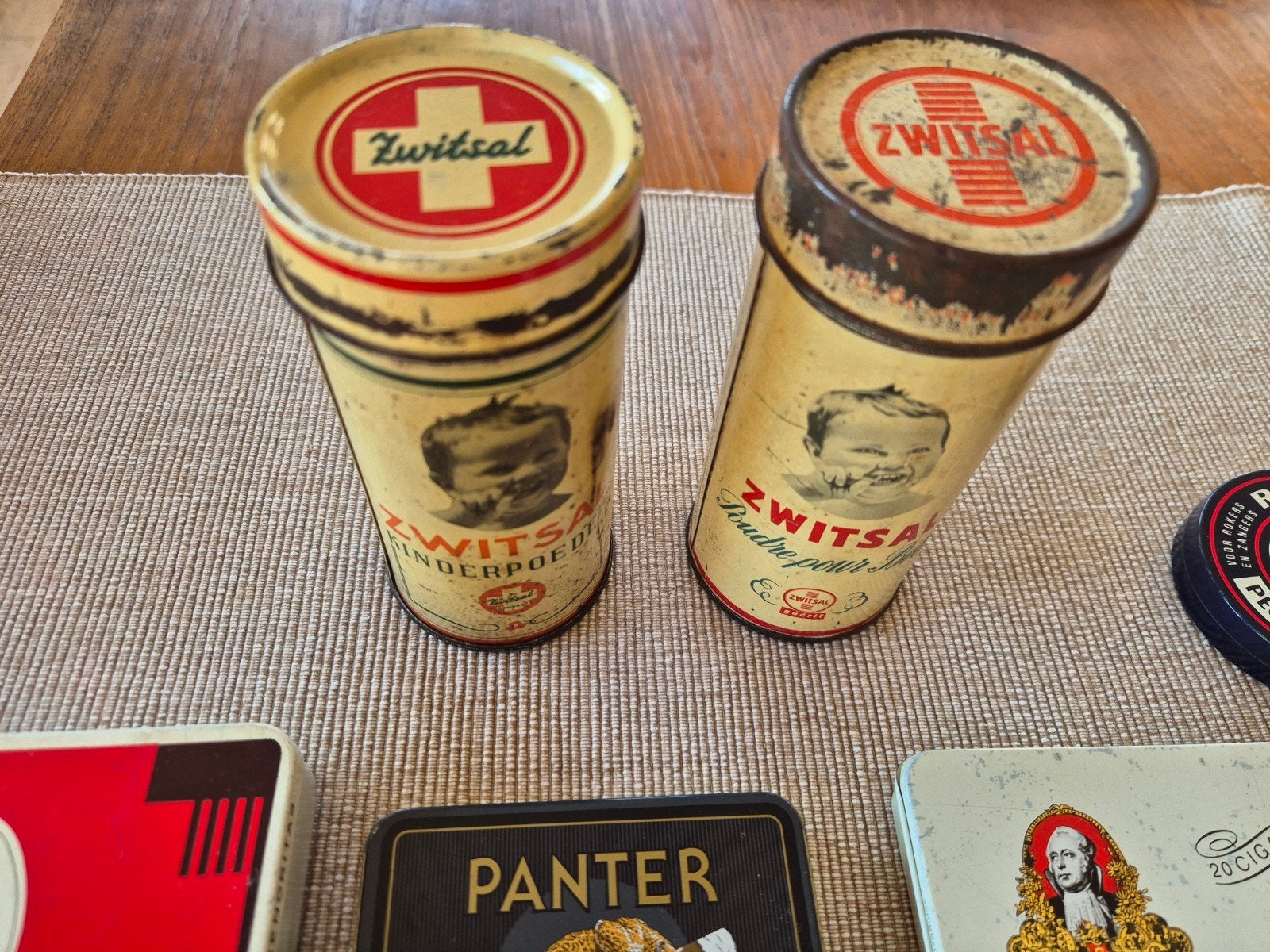 Vintage blikken: sigaren, Red Band, Zwitsal, Ophalen of Verzenden, Gebruikt, Overige, Overige merken