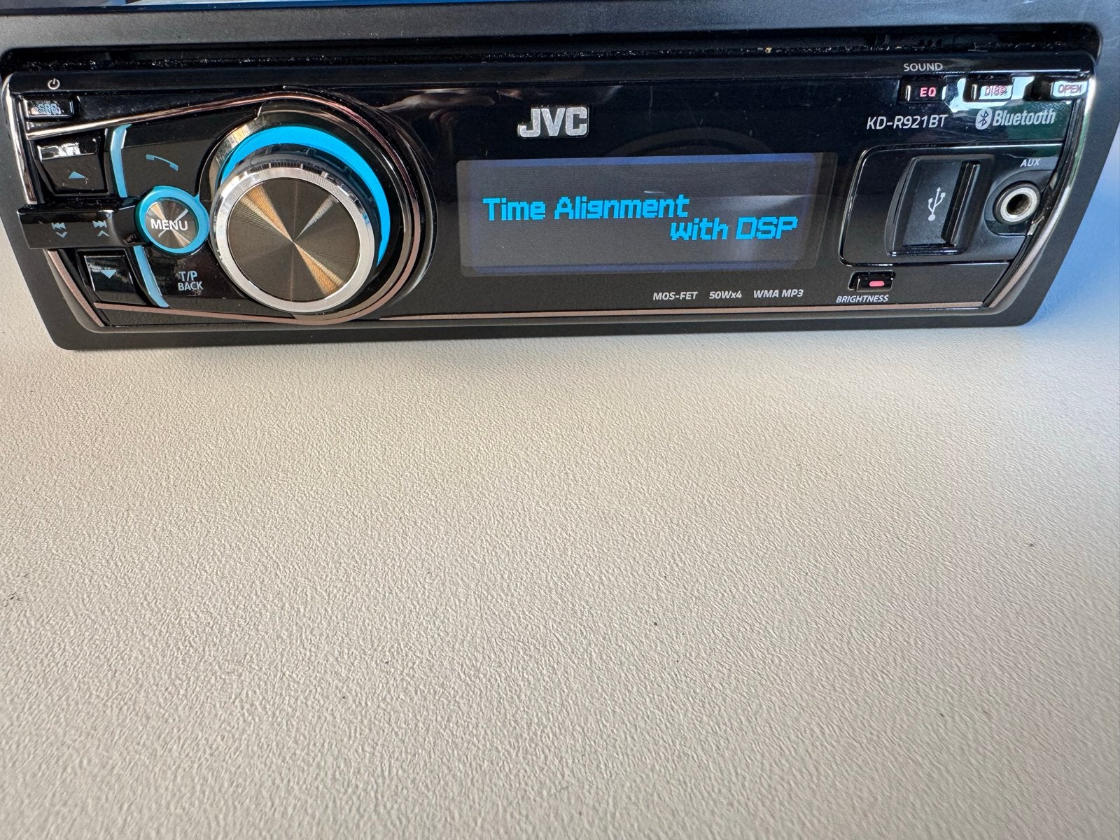 JVC KD-R921BT Autoradio met Bluetooth en USB Aux z.g.a.n., Ophalen of Verzenden, Zo goed als nieuw
