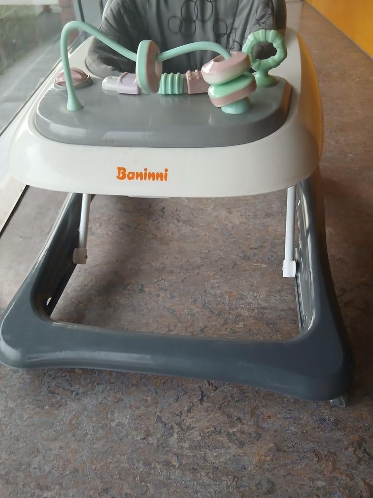 Baninni Babywalker - Grijs/Wit met Speelgoed, Ophalen of Verzenden, Gebruikt