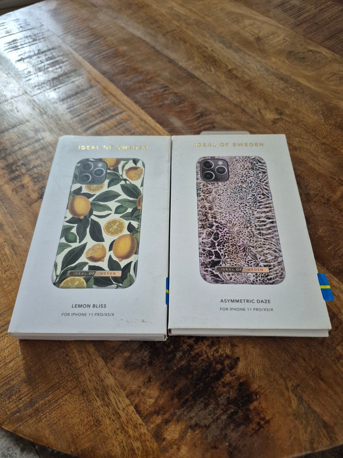 Nieuwe Ideal of Sweden iPhone hoesjes - lemon Bliss & Asymme, Ophalen, IPhone X, Nieuw, Meerkleurig