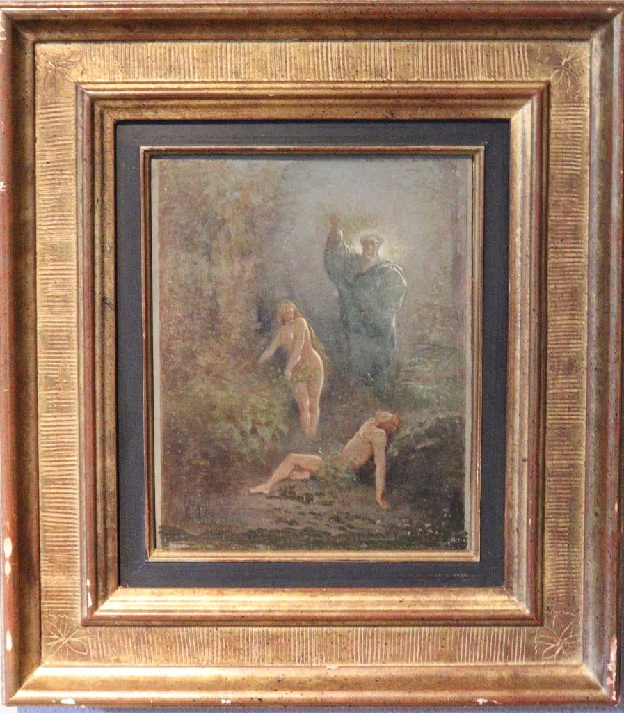 Ingelijste antieke prent, Antiek en Kunst, Kunst | Overige Kunst, Ophalen of Verzenden