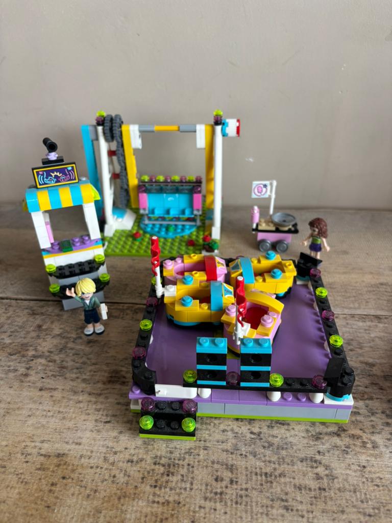 Lego Friends Pretpark botsauto’s set 41133 met extra's, Gebruikt, Inclusief extra onderdelen, Lego, Friends