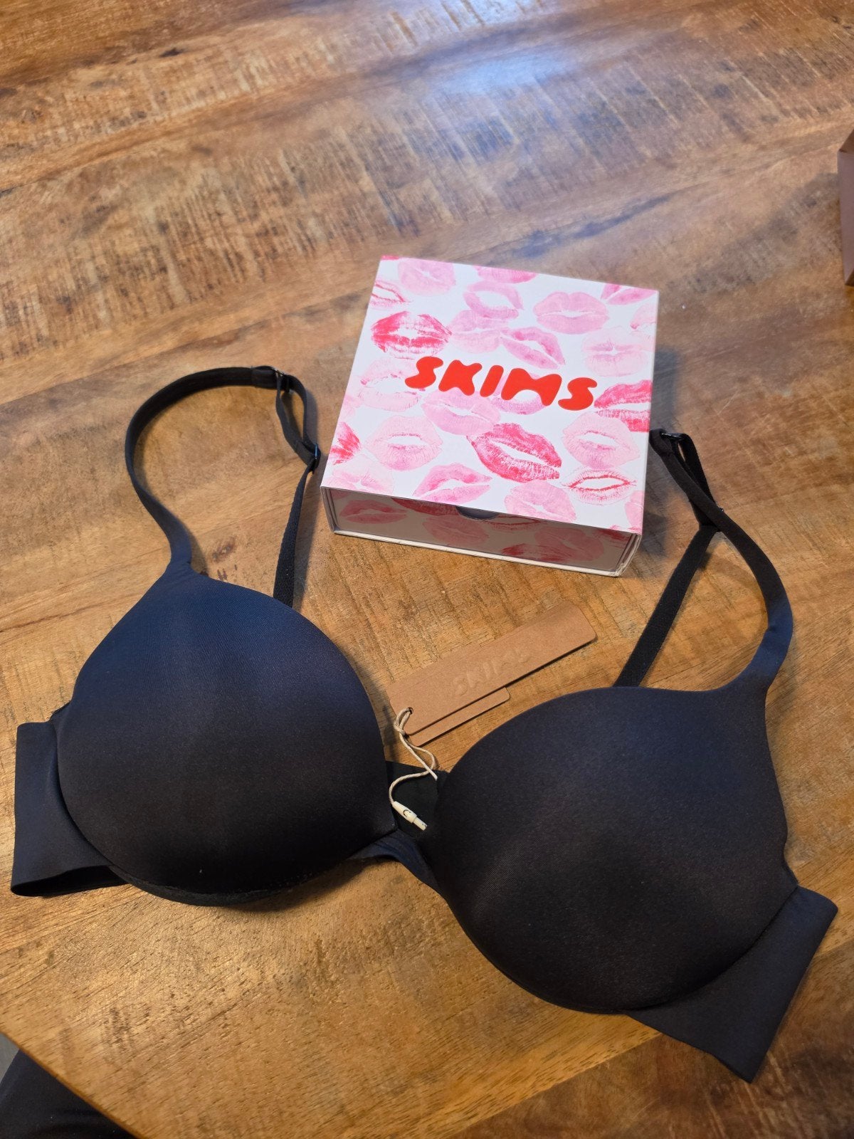 Skims Teardrop Push-Up Bra - Maat 75B, Kleding | Dames, Skims, Ophalen of Verzenden, Zwart, BH
