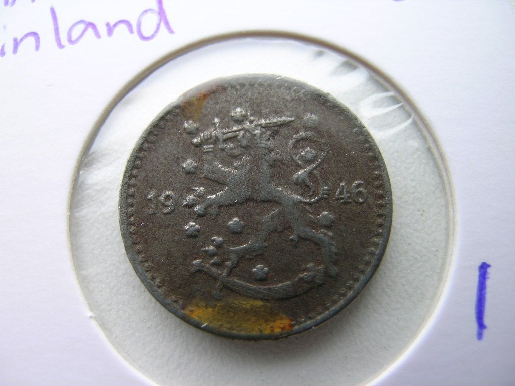 Markka 1946 Finland, Ophalen of Verzenden, Overige landen, Losse munt