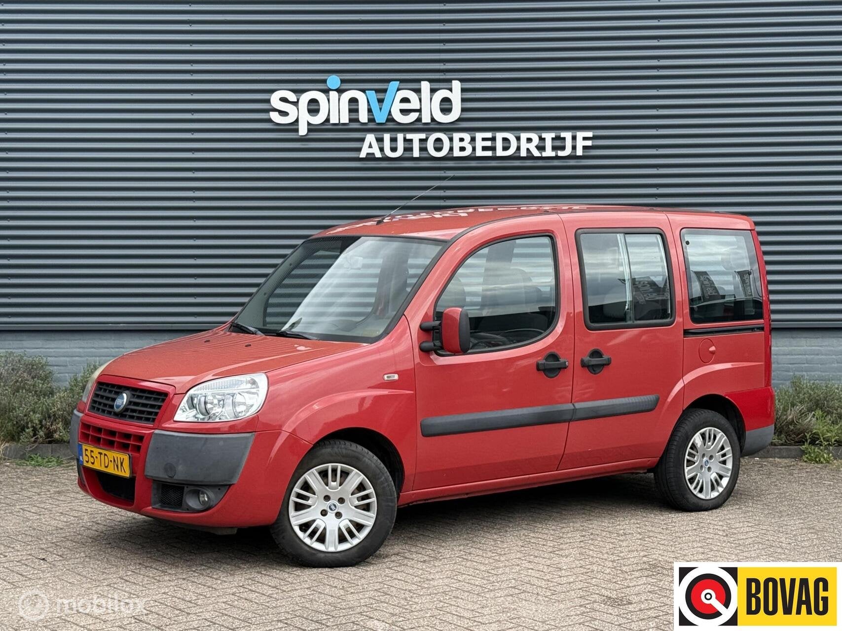 Fiat Doblo 1.4 Family – 7-persoons – Nieuwe APK & Onderh, Auto's, Voorwielaandrijving, Gebruikt, 4 cilinders, 7 stoelen
