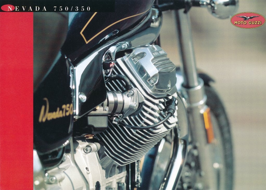 Moto Guzzi Nevada 750 / 350 brochure, FULL SIZE NEW, Ophalen of Verzenden, Nieuw, Motoren