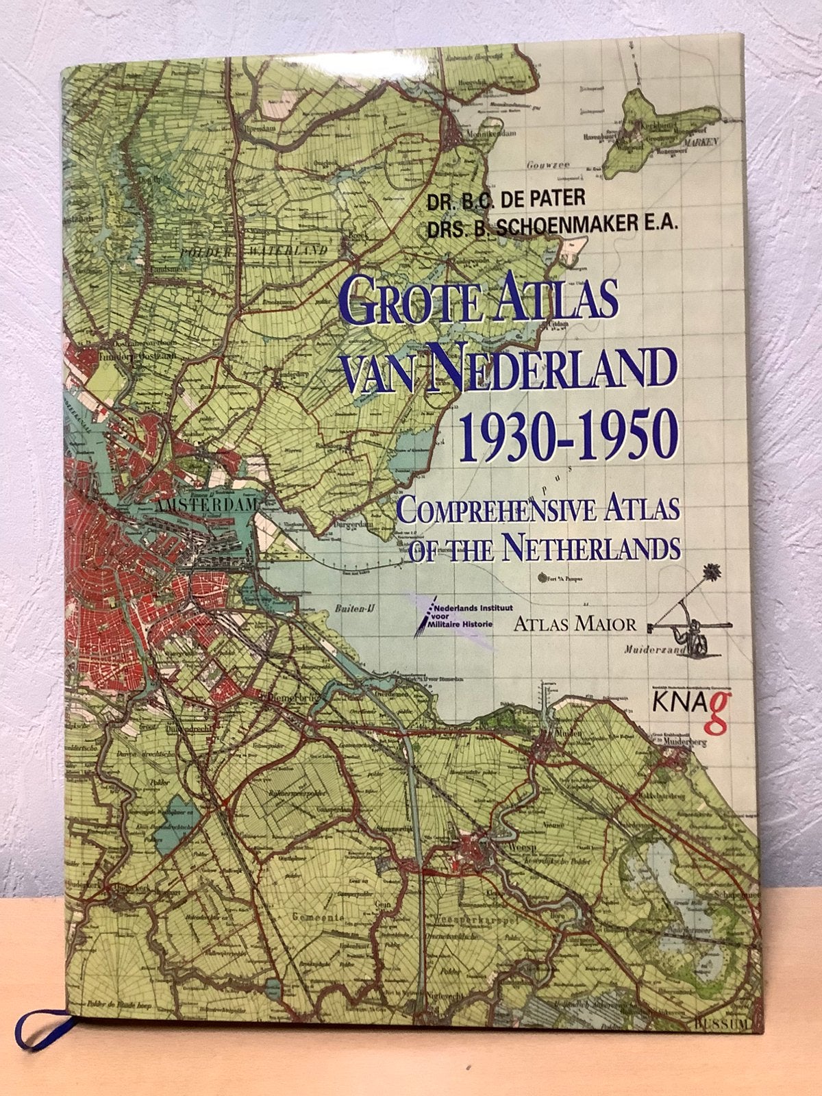GROTE ATLAS VAN NEDERLAND 1930 - 1950            (A), Ophalen, Overige atlassen, Zo goed als nieuw, 1800 tot 2000