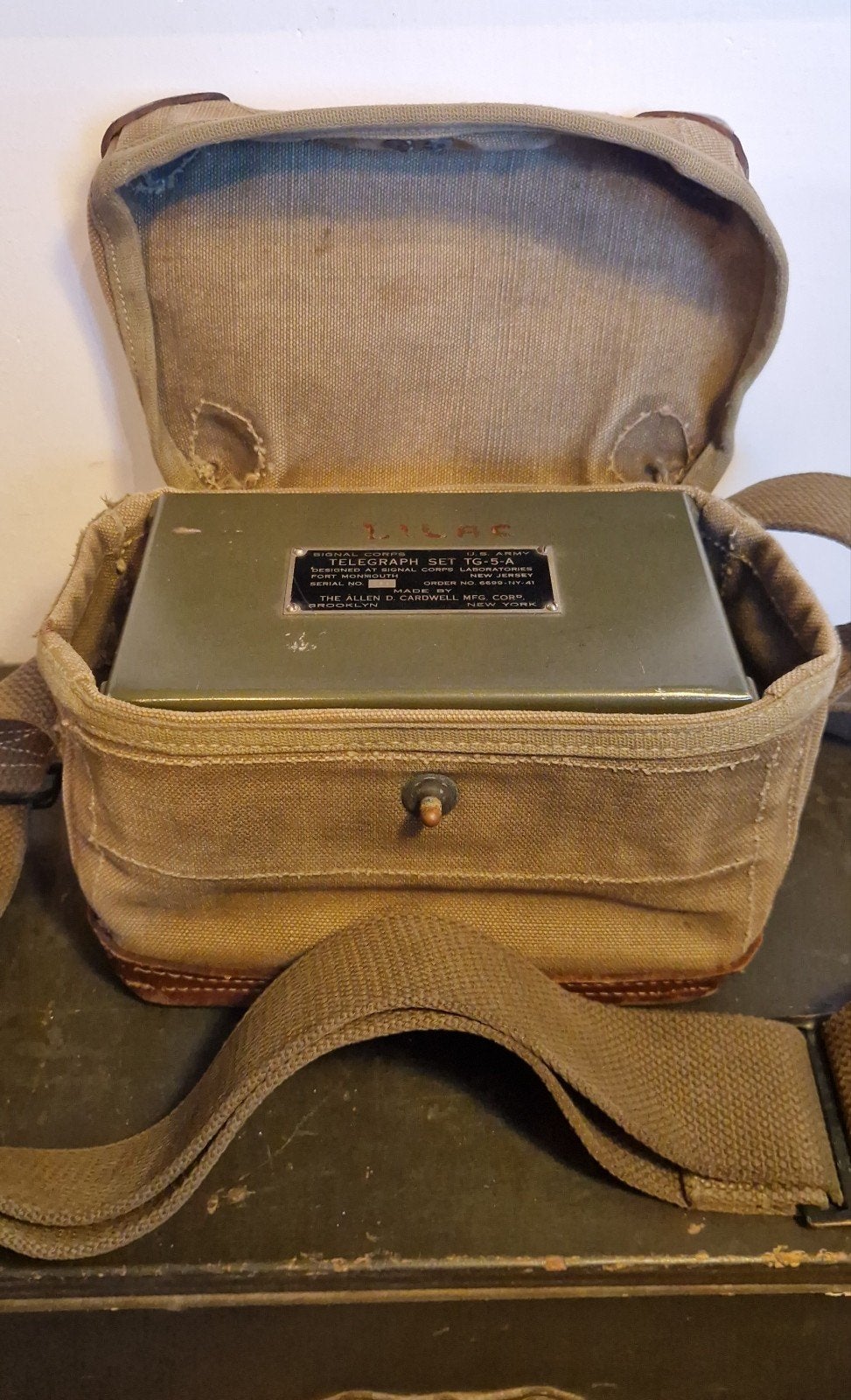 Us ww2 Telegraph set, Verzamelen, Militaria | Tweede Wereldoorlog, Ophalen of Verzenden, Amerika