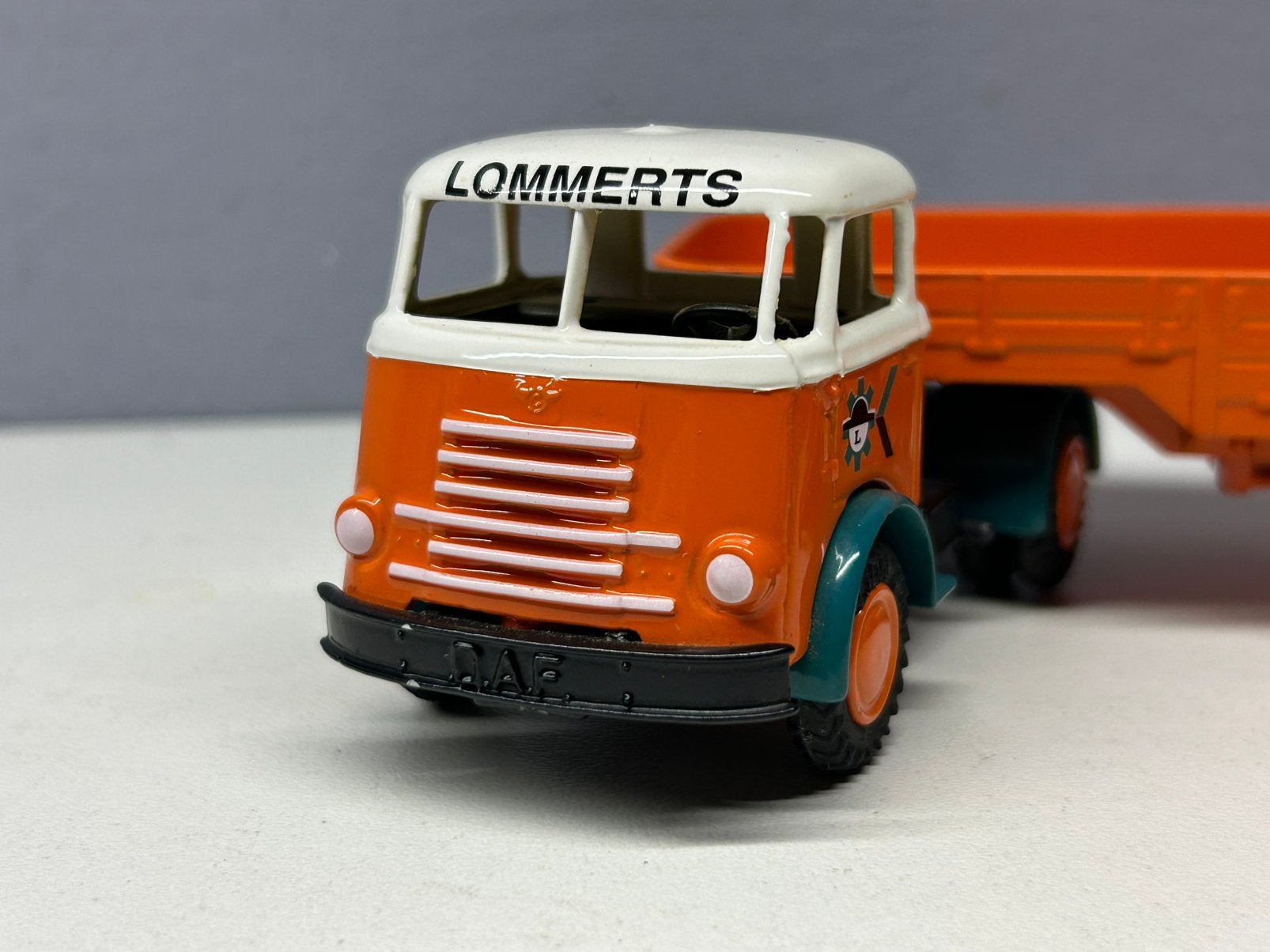 Lion toys car Daf Frontstuur Spijltje Transport Lommerts, Ophalen of Verzenden, Nieuw, Bus of Vrachtwagen, Lion Toys