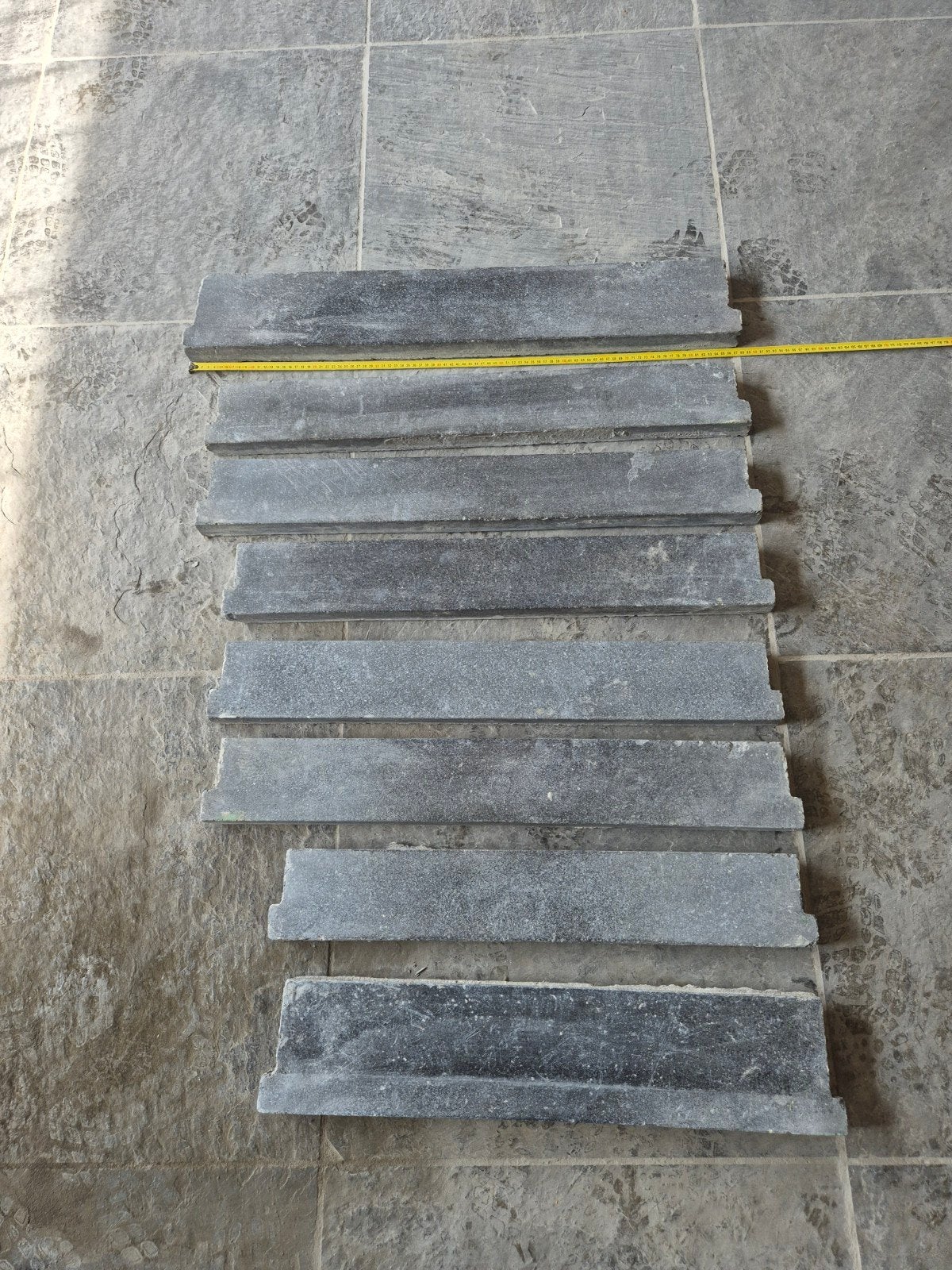 8 hardstenen onderdorpels - diverse lengtes en breedtes, 60 cm of meer, Gebruikt, Hardsteen, Overige typen