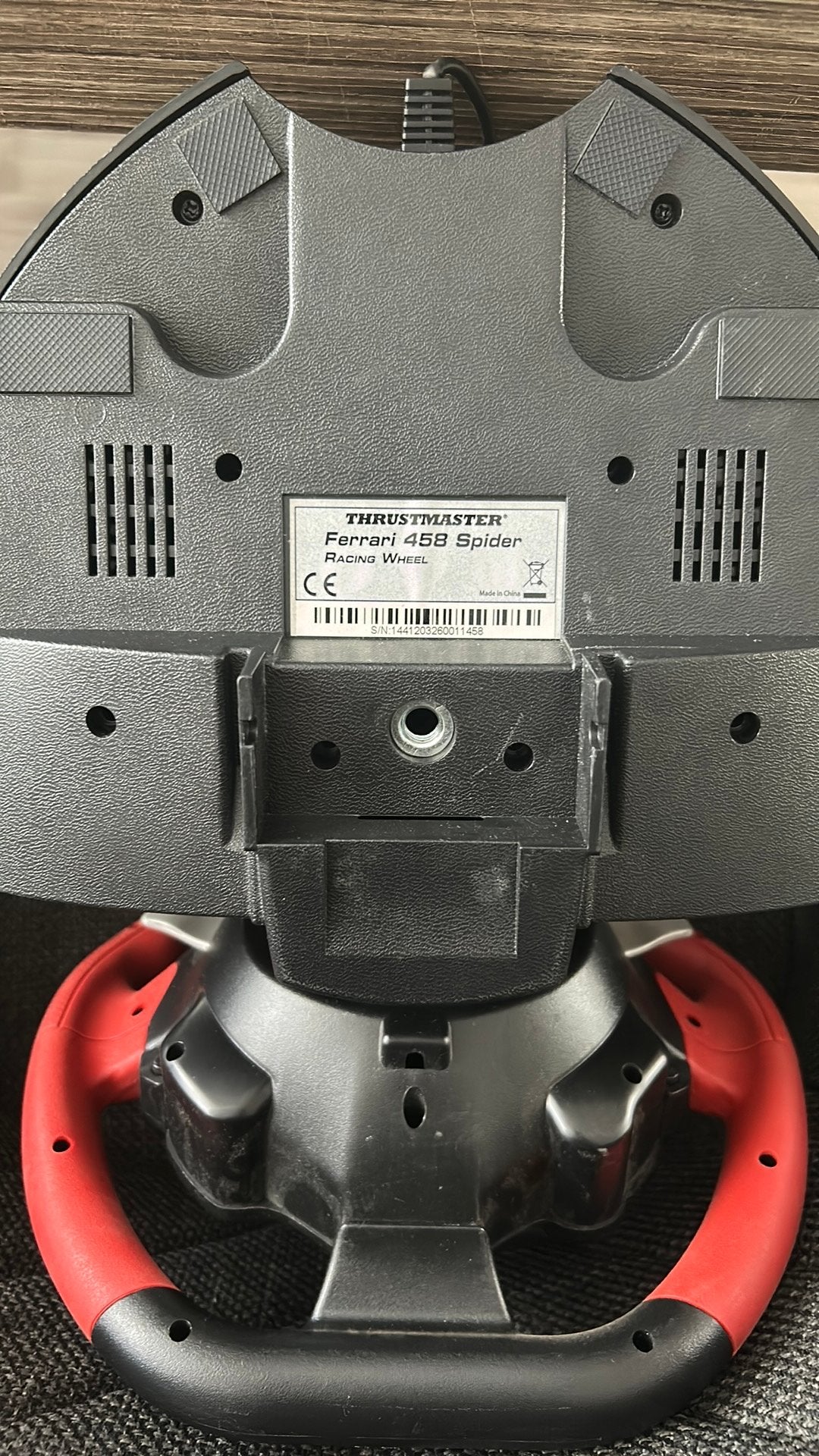 Racing Wheel ( Thrustmaster ) Ferrari 458 Spider, Spelcomputers en Games, Spelcomputers | Xbox | Accessoires, Ophalen, Gebruikt