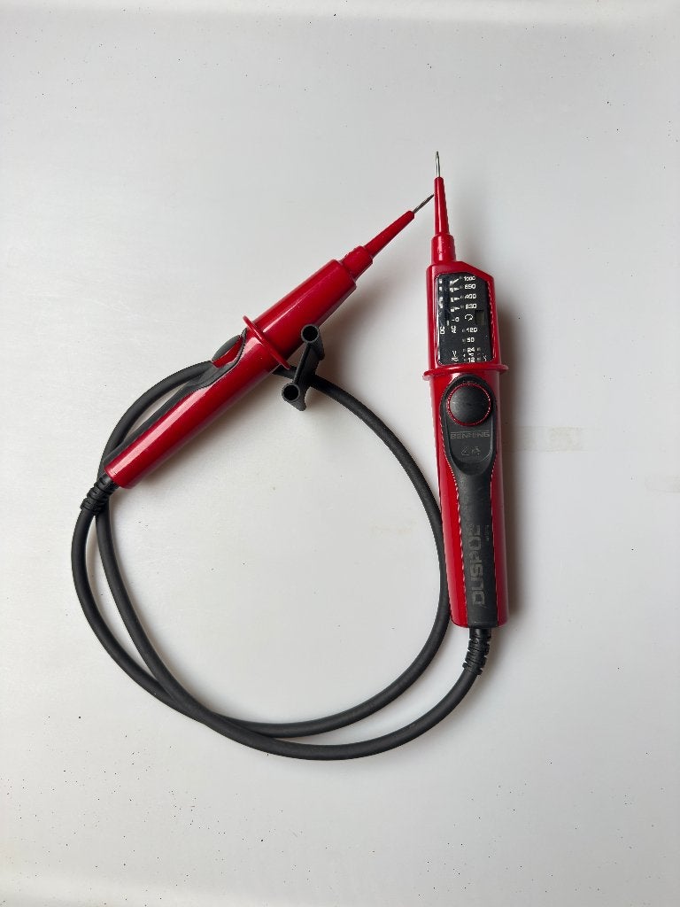 duspol spannings meter analoog, Ophalen, Gebruikt, Elektriciteit
