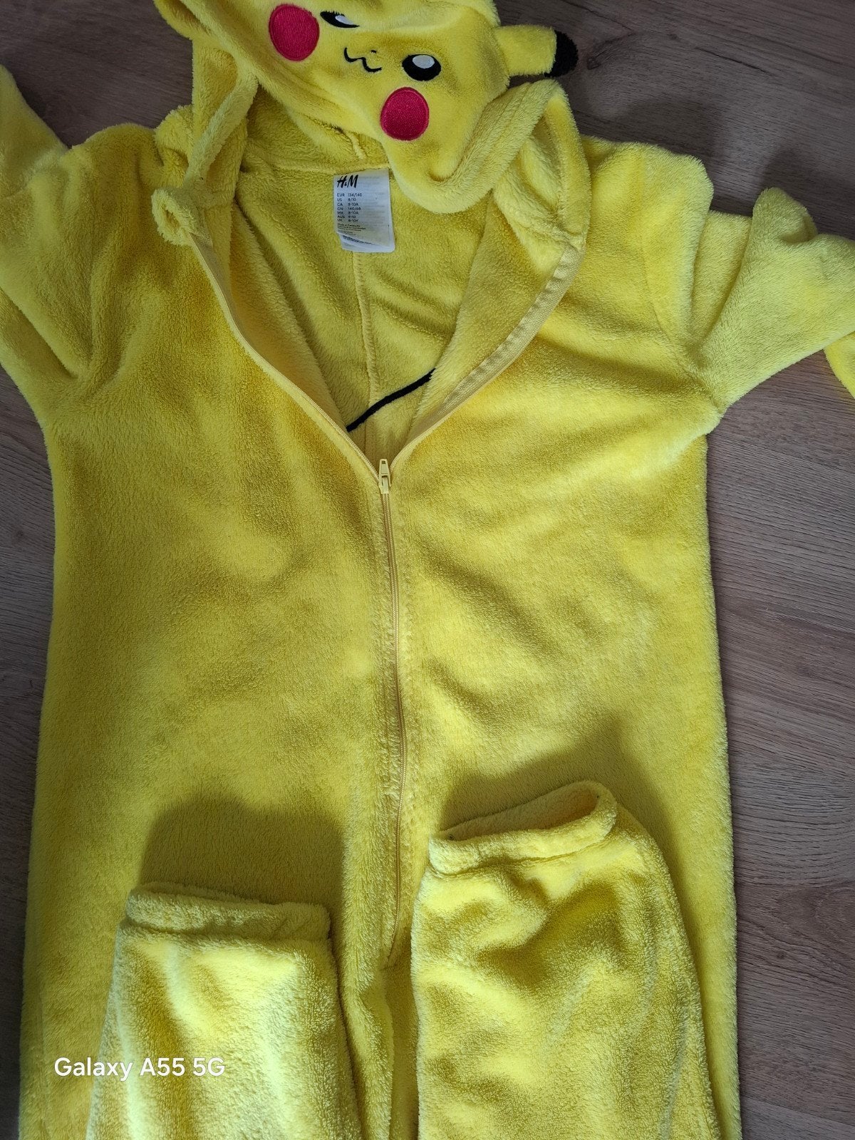 H&M Pikachu Onesie - Maat 134/140, Ophalen of Verzenden, Gebruikt, H&M, Jongen of Meisje
