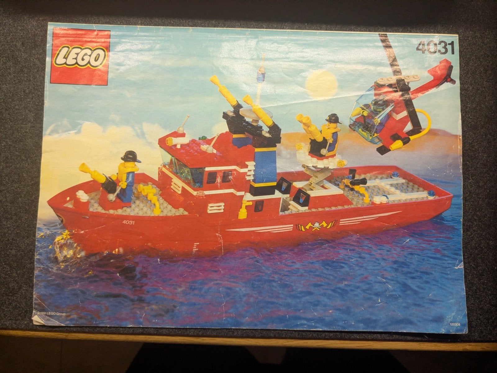 Lego City 4031 Brandweerboot, Lego, Ophalen of Verzenden, Inclusief minifiguren, Complete set
